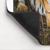 Wilde predator van angry Tiger Wilde Predator Cat  Muismat (Hoek)