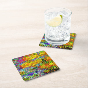 Wilde print papieren onderzetter