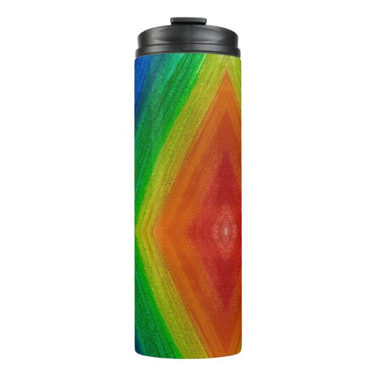 Wilde Prism Kunst Thermosbeker (Voorkant)