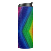 Wilde Prism Kunst Thermosbeker (Gedraaid links)