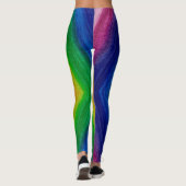 Wilde Prisma Kunst Leggings (Achterkant)