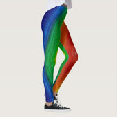 Wilde Prisma Kunst Leggings (Rechts)