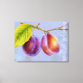 Wilde pruimen - Prunus domestica canvas art muve (Voorkant)