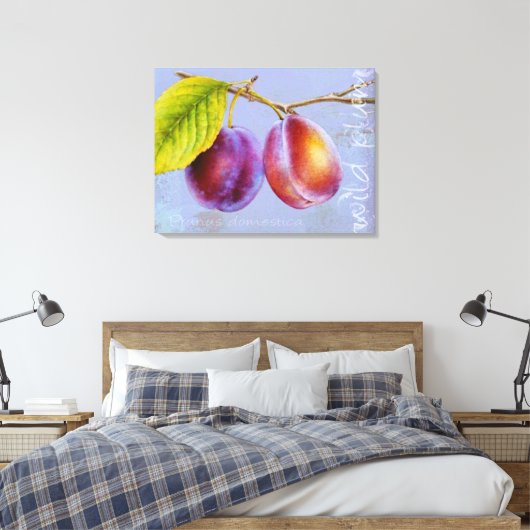 Wilde pruimen - Prunus domestica canvas art muve (Insitu (Slaapkamer))