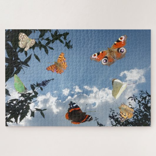 Wilde Puzzle: Nederlandse Butterflies Legpuzzel (Horizontaal)