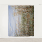 Wilde rand van een Natuurlijke Pond Waterverf Druk Wandkleed (Voorkant)