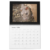 Wilde ratten gepersonaliseerde kalender (Jan 2026)
