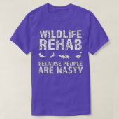 Wilde rehab omdat mensen een smerig dierlijk brood t-shirt (Design voorkant)
