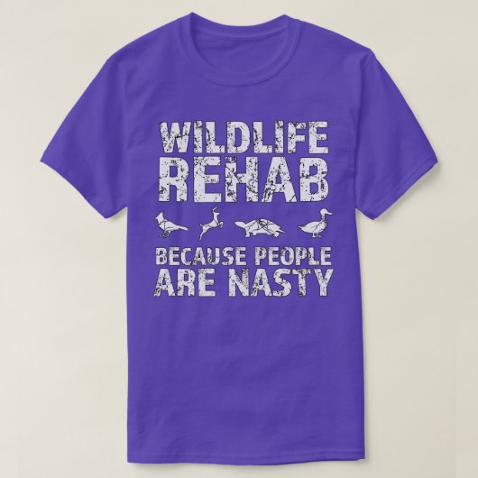 Wilde rehab omdat mensen een smerig dierlijk brood t-shirt (Design voorkant)