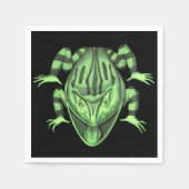 Wilde reptielen De Halloween Toad Servet (Voorkant)