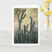 Wilde rietcactus kaart (Gele Bloem)