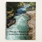 Wilde rivier Rumi poëzievers Planner (Voorkant)