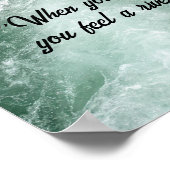 Wilde rivier Rumi poëzievers Poster (Hoek)