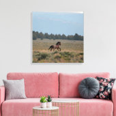 Wilde Roan uitvoeren Canvas Afdruk (Insitu (Woonkamer))