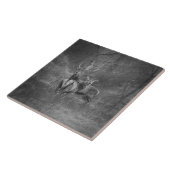 Wilde rode herten en staarten in Schotland Tegeltje (Zijkant)