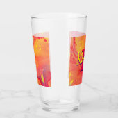 Wilde rode Paarse acrylstroomkunst Glas (Rechts)