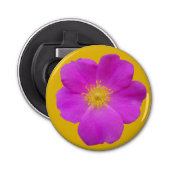 Wilde Roos 2 Button Flesopener (Voorkant)