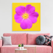 Wilde Roos 2 Canvas Afdruk (Insitu (Woonkamer))