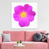 Wilde Roos 2 Canvas Afdruk (Insitu (Woonkamer))