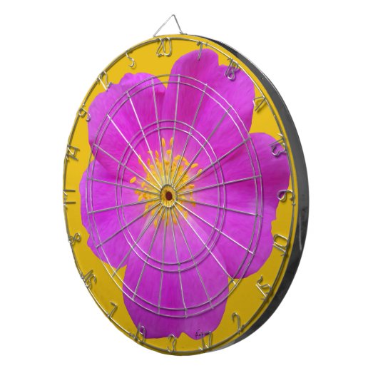 Wilde Roos 2 Dartbord (Voorkant Rechts)