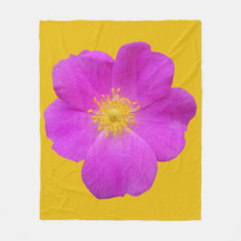 Wilde Roos 2 Fleece Deken