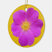 Wilde Roos 2 Keramisch Ornament (Links)