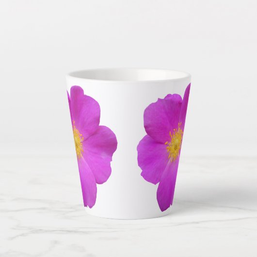 Wilde Roos 2 Latte Mok (Voorkant)