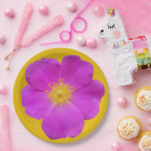 Wilde Roos 2 Papieren Bordje (Feest)