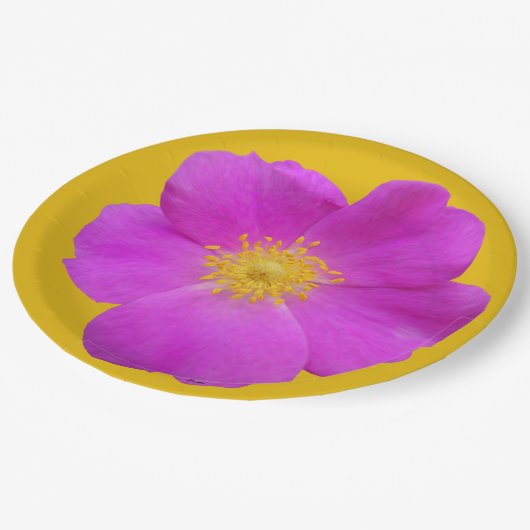 Wilde Roos 2 Papieren Bordje (Gekanteld)