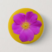 Wilde Roos 2 Ronde Button 5,7 Cm (Voorkant)