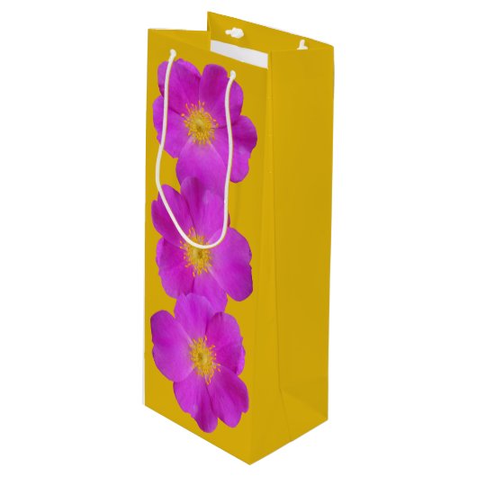 Wilde Roos 2 Wijn Cadeautas (Voorkant Gekanteld)