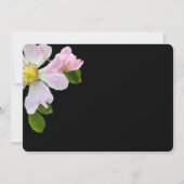 wilde Roos begrafenis bedankkaart Kaart (Achterkant)