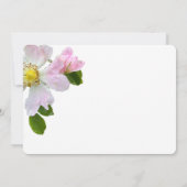 wilde Roos begrafenis bedankkaart Kaart (Achterkant)