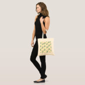 Wilde Roos Bloem Tote Bag (Voorkant (model))