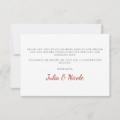 Wilde Roos Bloemblaadjes Tuin Affaire Trouwen (Achterkant)