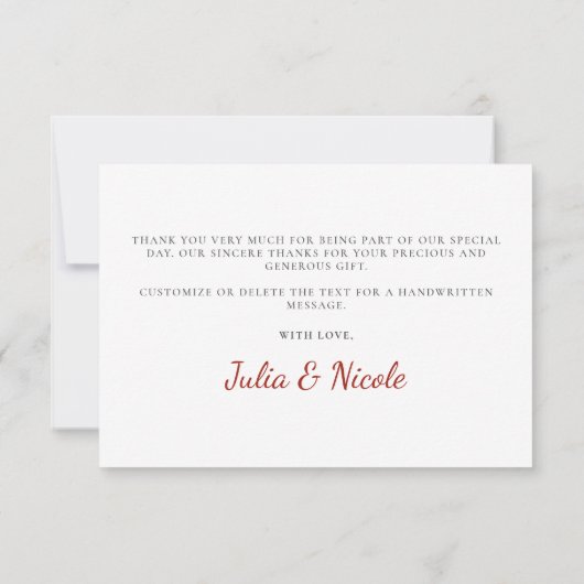 Wilde Roos Bloemblaadjes Tuin Affaire Trouwen (Achterkant)