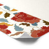 Wilde Roos Bloemblaadjes Tuin Affaire Trouwen Poster (Hoek)