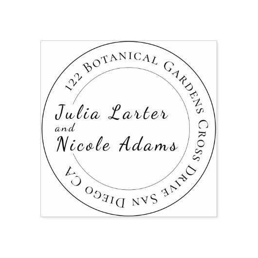 Wilde Roos Bloemblaadjes Tuin Affaire Trouwen Rubberstempel (Afrduk)