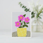 Wilde Roos Briefkaart (Staand voorkant)