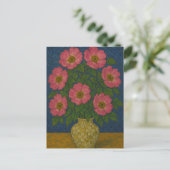Wilde Roos Briefkaart (Staand voorkant)