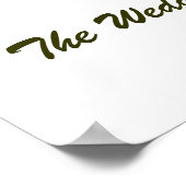 Wilde Roos bruiloft Cake Print (Hoek)