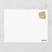 Wilde Roos Fairy Card Briefkaart (Achterkant)