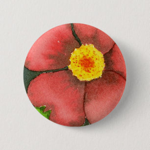 "Wilde Roos" Floral Button