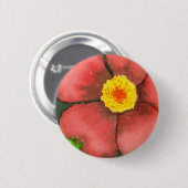 "Wilde Roos" Floral Button (Voorkant /achterkant)