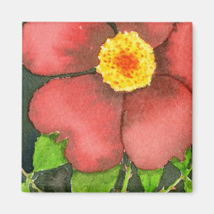 "Wilde Roos" Floral Magnet