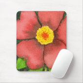 "Wilde Roos" Floral Mousepad Muismat (Met muis)