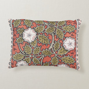 Wilde Roos Kunst Illustratie Bloem Vintage Accent Kussen