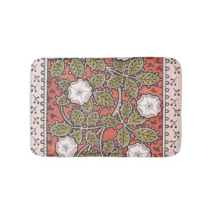 Wilde Roos Kunst Illustratie Bloem Vintage Badmat