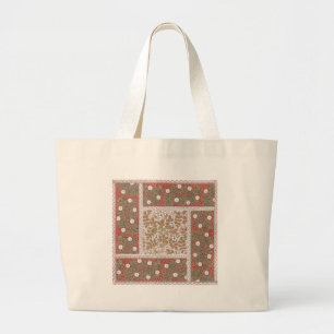 Wilde Roos Kunst Illustratie Bloem Vintage Grote Tote Bag
