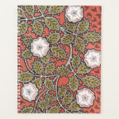 Wilde Roos Kunst Illustratie Bloem Vintage Planner (Voorkant)